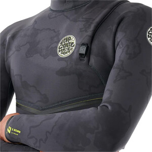 2024 Rip Curl Mens E-Bomb 4/3mm Zip Free Wetsuit 161MFS - Charcoal